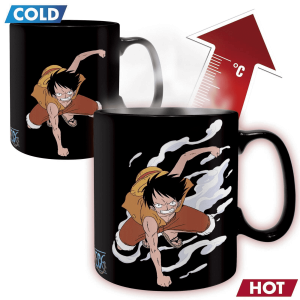 ONE PIECE – TAZZA HEAT CHANGE 460ML – LUFFY&ACE
