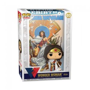 WONDER WOMAN: 80TH ANNIVERSARY – POP FUNKO VINYL COVER 03 REBIRTH ON THRONE