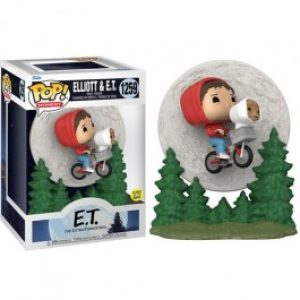 E.T. 40TH ANNIVERSARY – POP FUNKO VINYL FIGURE MOVIE MOMENT 1259 ELLIOT AND E.T. FLYING (GW)
