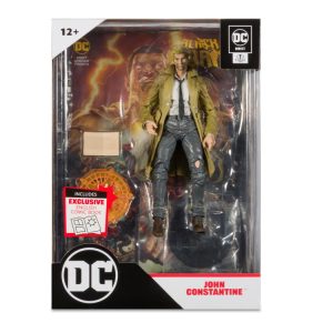 DC PAGE PUNCHER CONSTANTINE +COMIC 7INCH – MCFARLANE TOYS