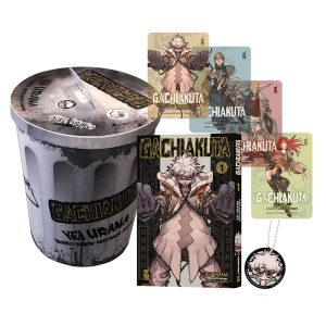 GACHIAKUTA n. 1 – LIMITED EDITION EXCLUSIVE TRASH BOX – CON 1 PORTACHIAVI E 4 LAMINCARD
